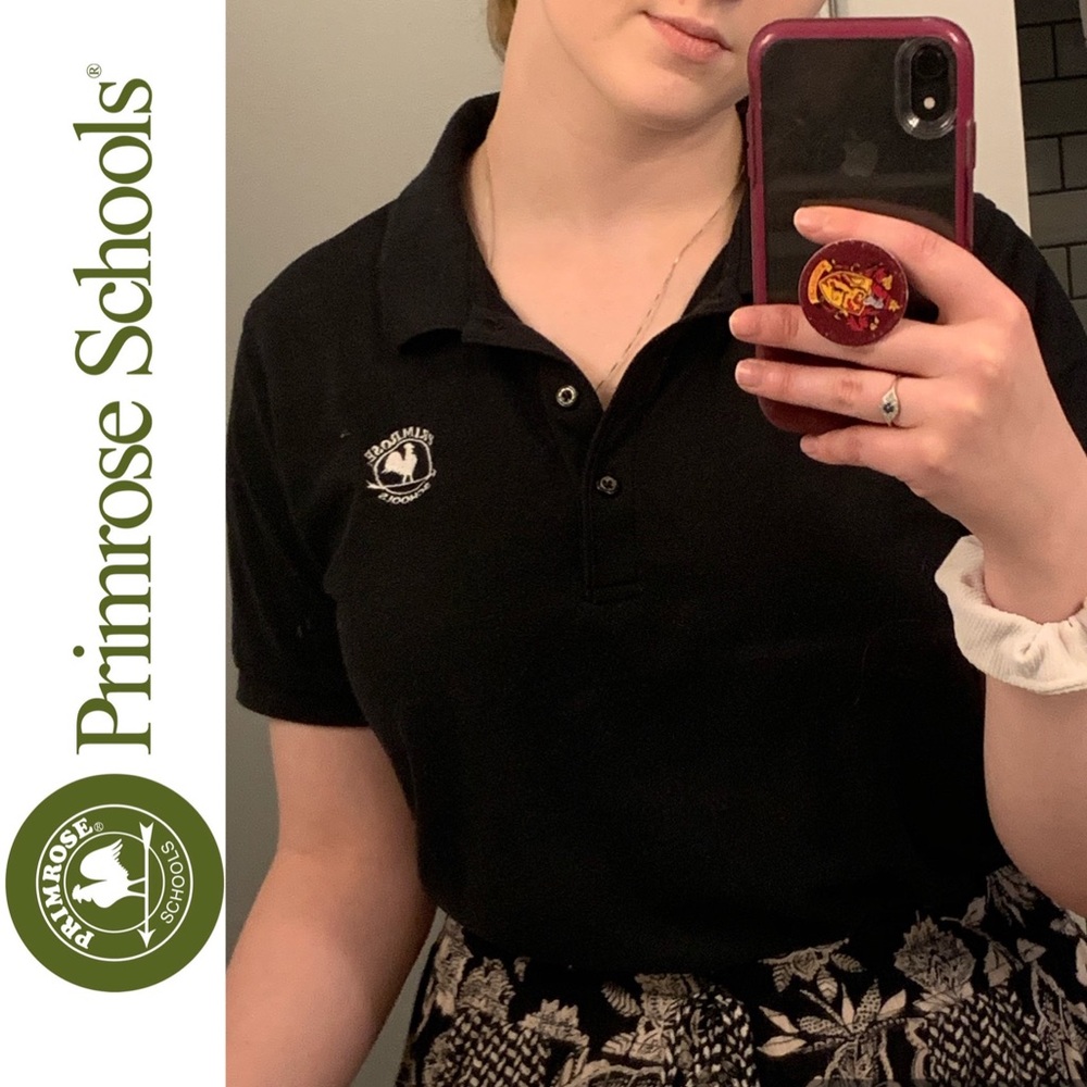 Primrose Schools Black Polo Shirt